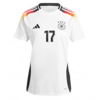 Camiseta Alemania Florian Wirtz #17 Primera Equipación para mujer Eurocopa 2024 manga corta